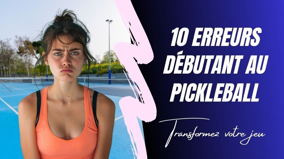 pickleball débutant